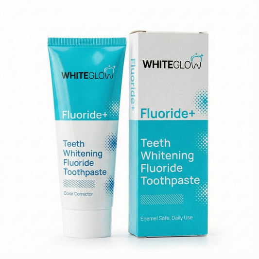 WHITEGLOW Fluoride+ – Pastă de dinți pentru albirea dinților
